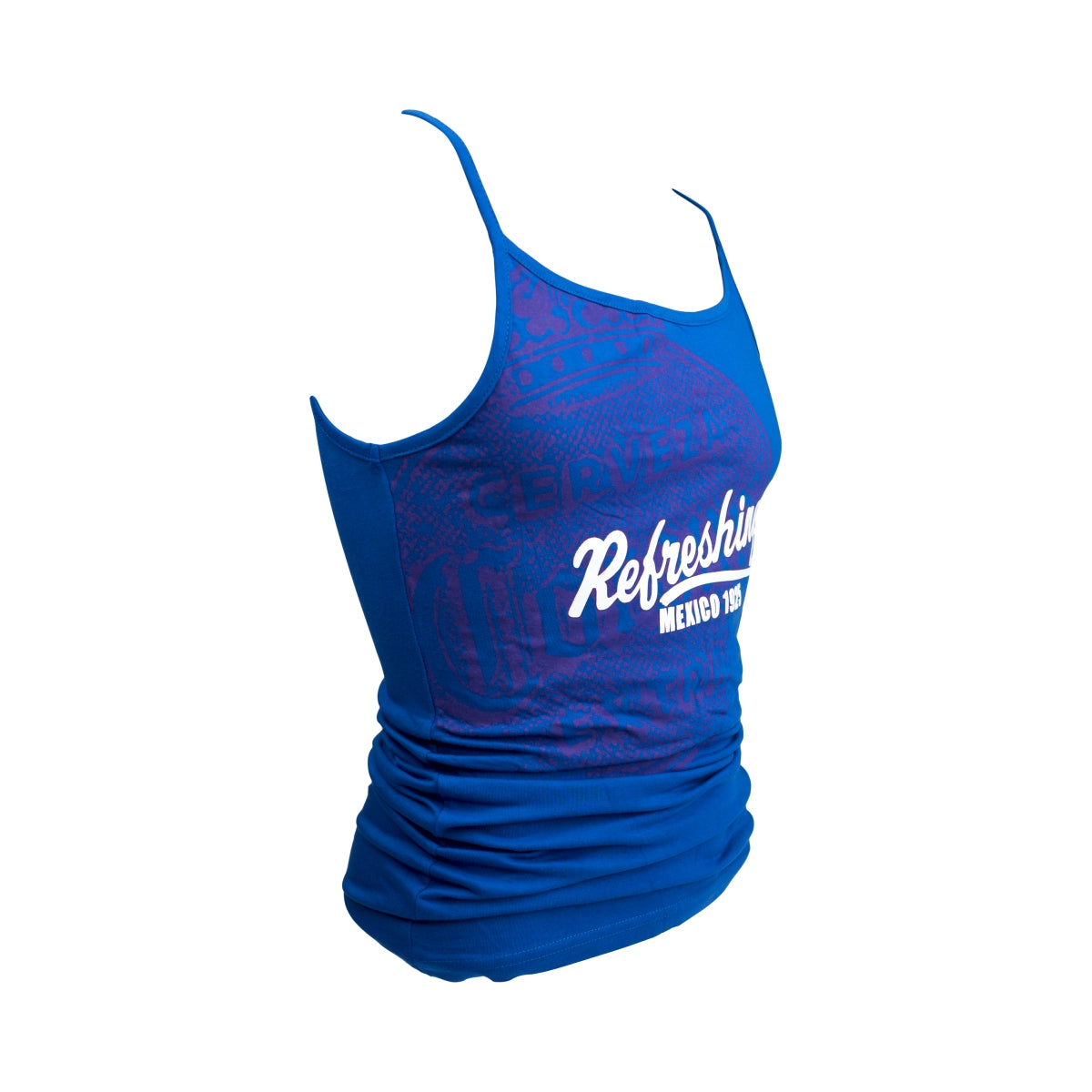 1x Corona beer tank top damski niebieski odświeżający rozmiar M – Widok 2