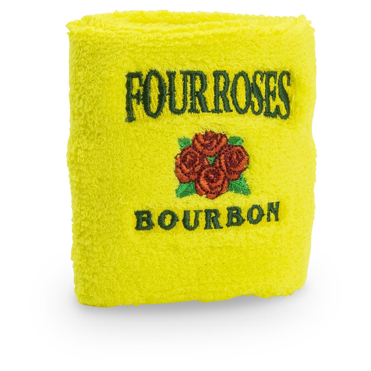 1x żółta opaska dresowa Four Roses Whiskey