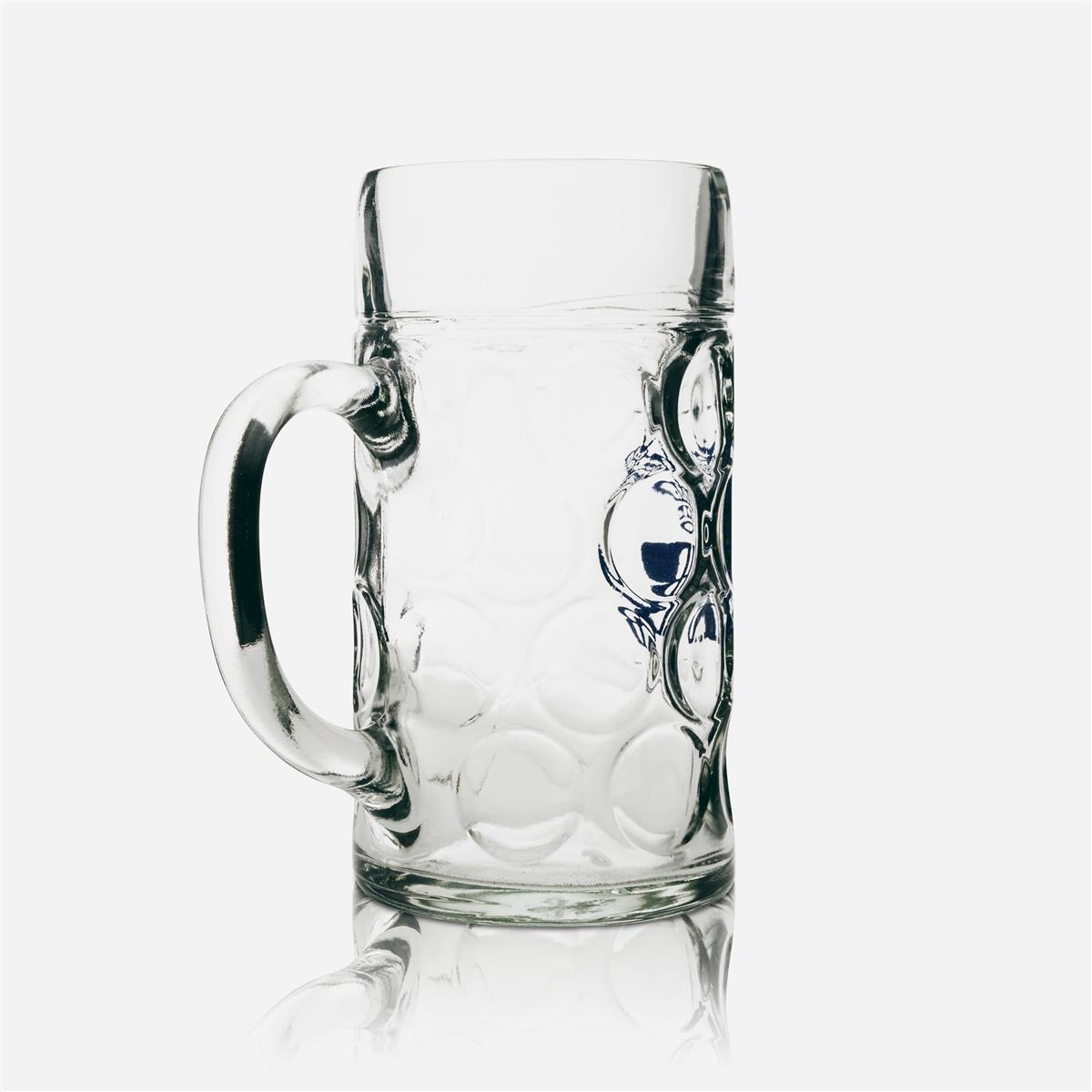 1x Szklanka do piwa Hofbräu Munich 1l Maßkrug HB – Widok 2