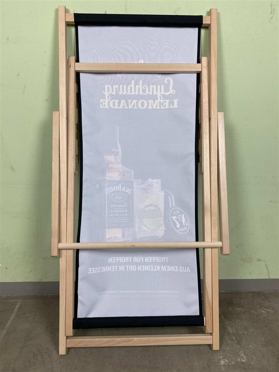 1x Leżak Jack Daniels Whiskey Lynchburg Lemonade czarny – Widok 3
