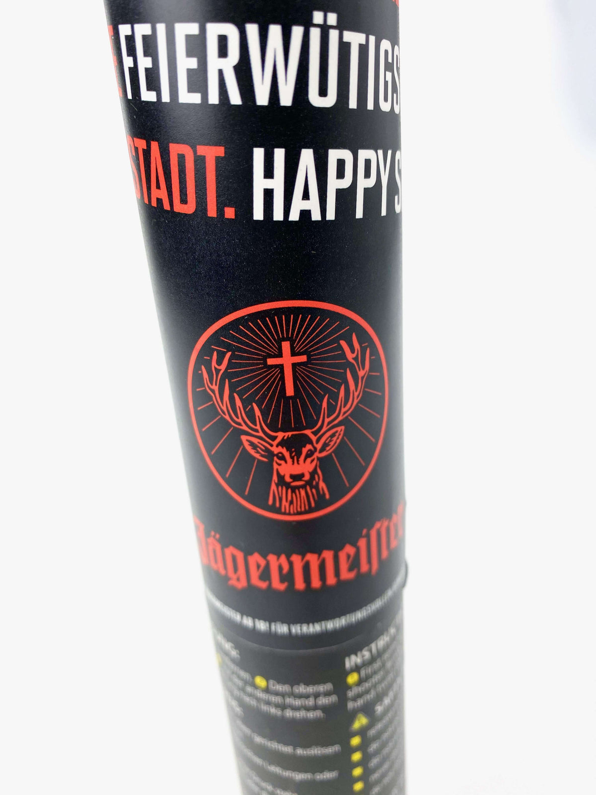 1x Jägermeister likier konfetti armatka 30 x 3,8 cm pomarańczowy papier – Widok 2