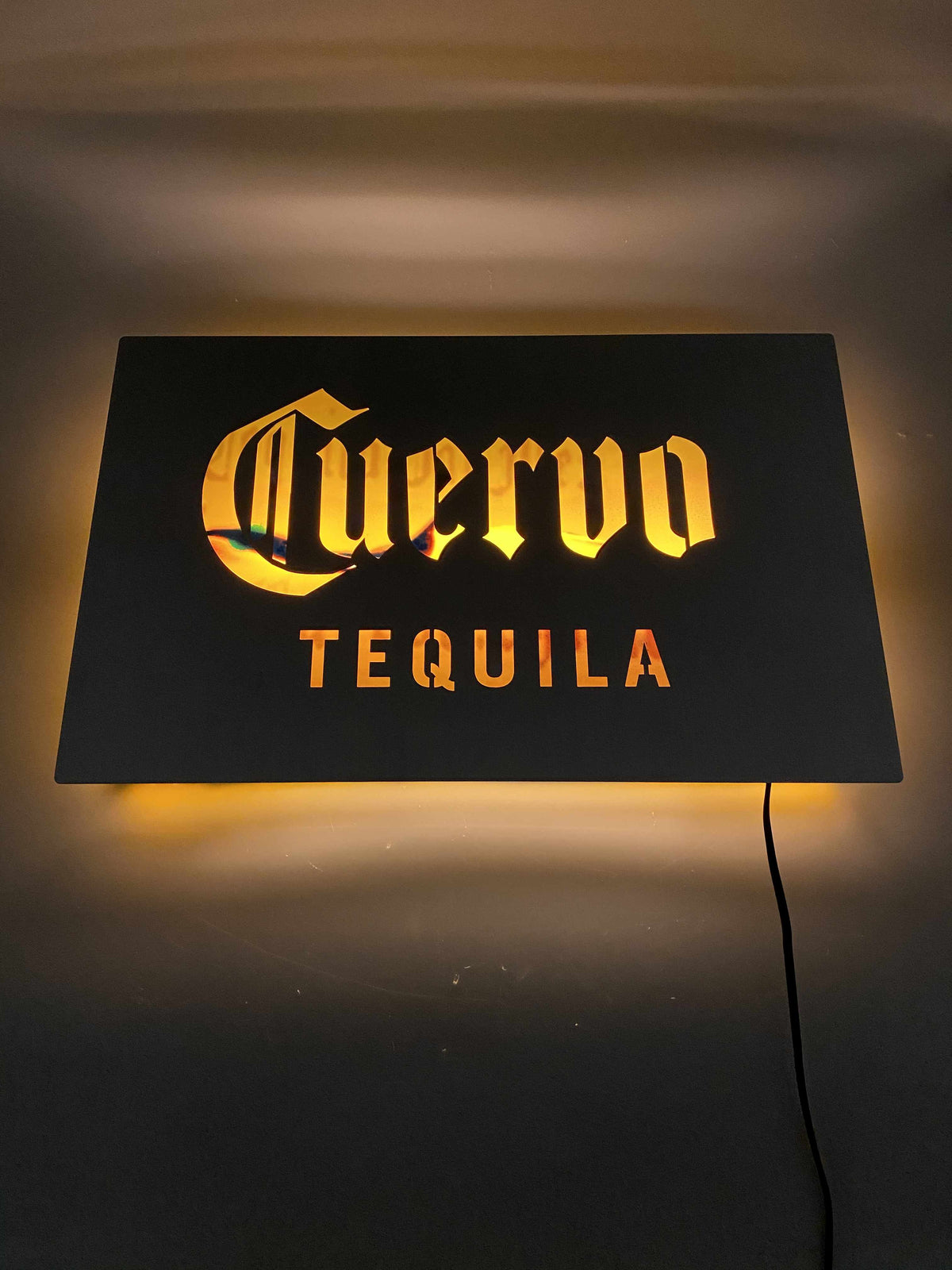 1x Jose Cuervo Tequila neon LED srebrny z żółtym światłem – Widok 7
