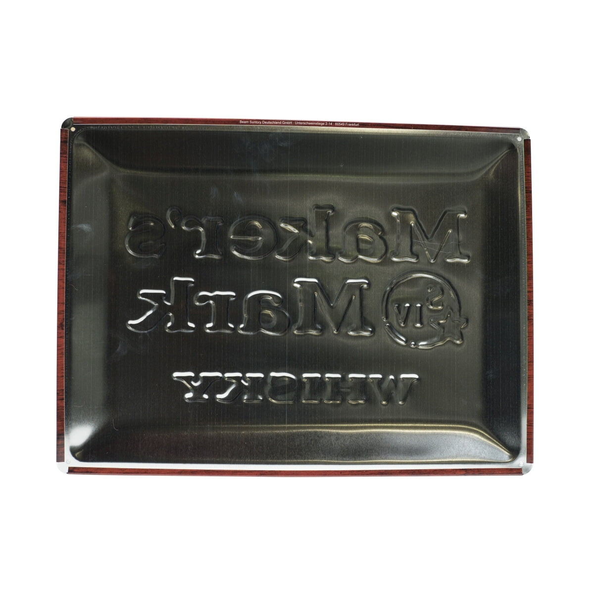 1x puszka whisky Makers Mark z logo w kolorze czerwonego drewna – Widok 2