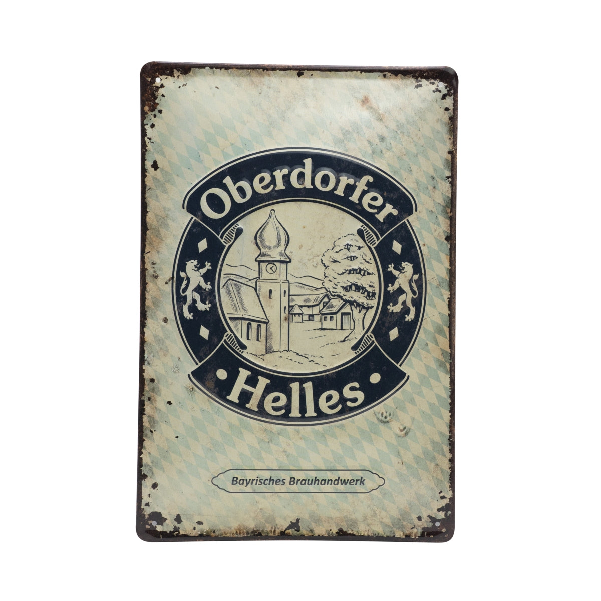 1x puszka piwa Oberdorfer z napisem Helles Retro 20x30