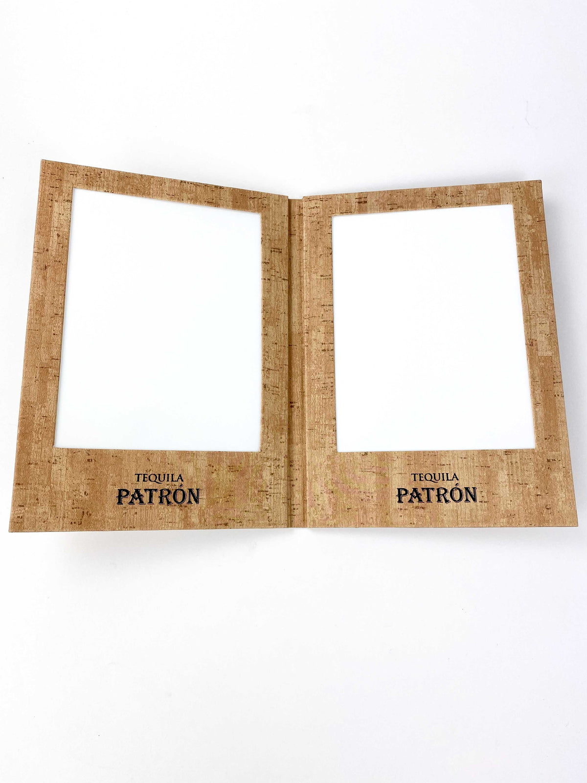 1x Karta menu Patron Tequila Optyka korka LED