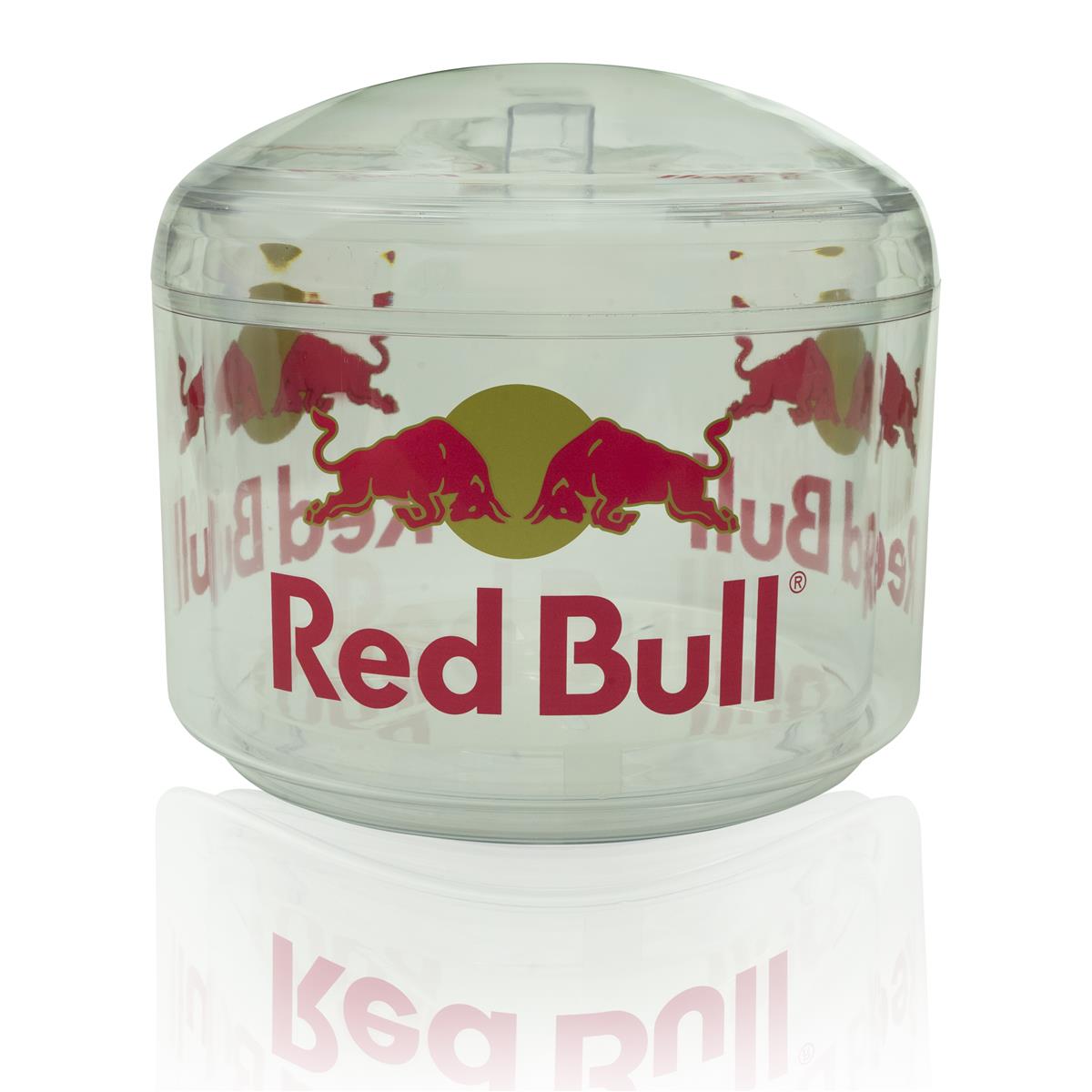 1x przezroczysty pojemnik na lód Red Bull Energy 10l