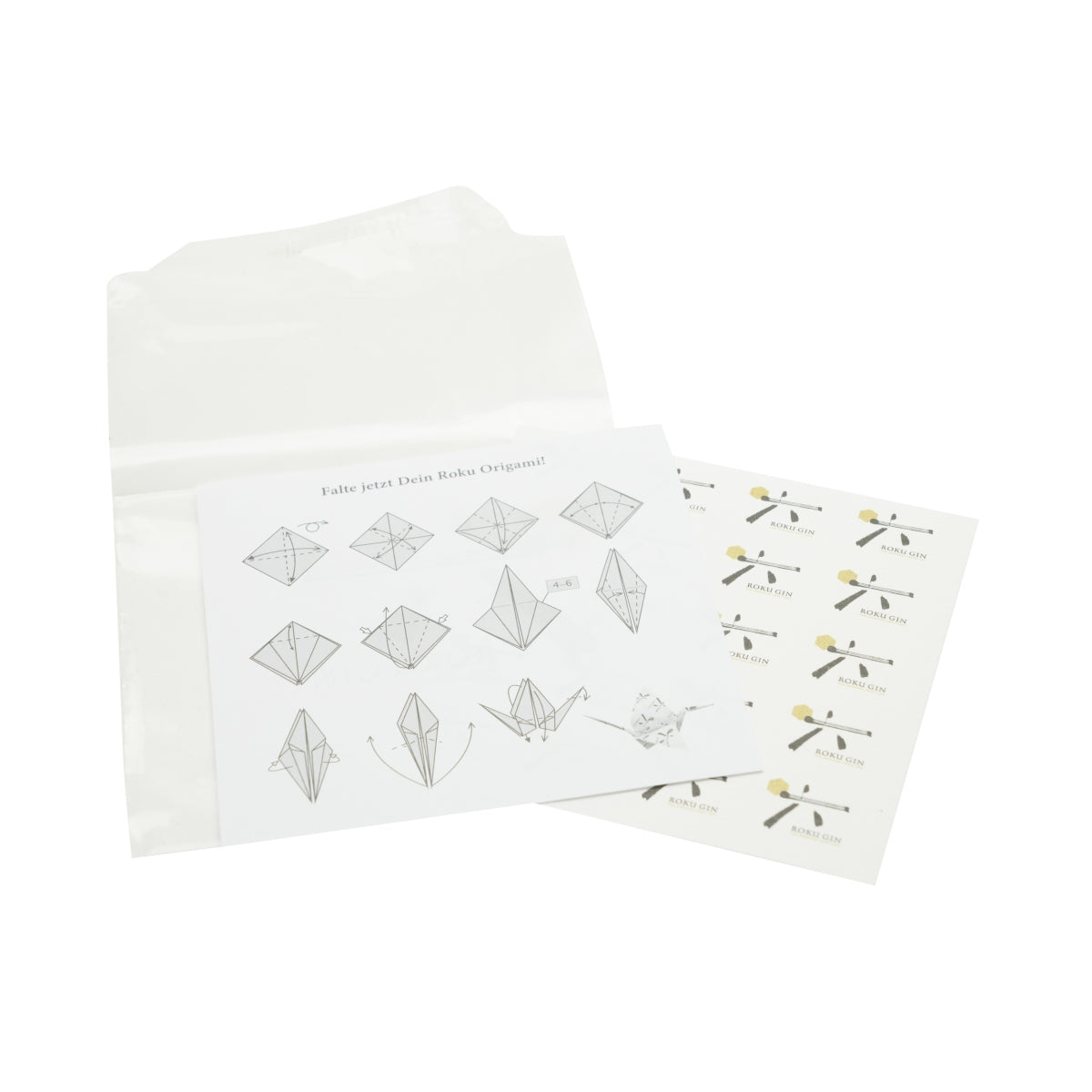 1x papier Roku Gin Origami – Widok 3