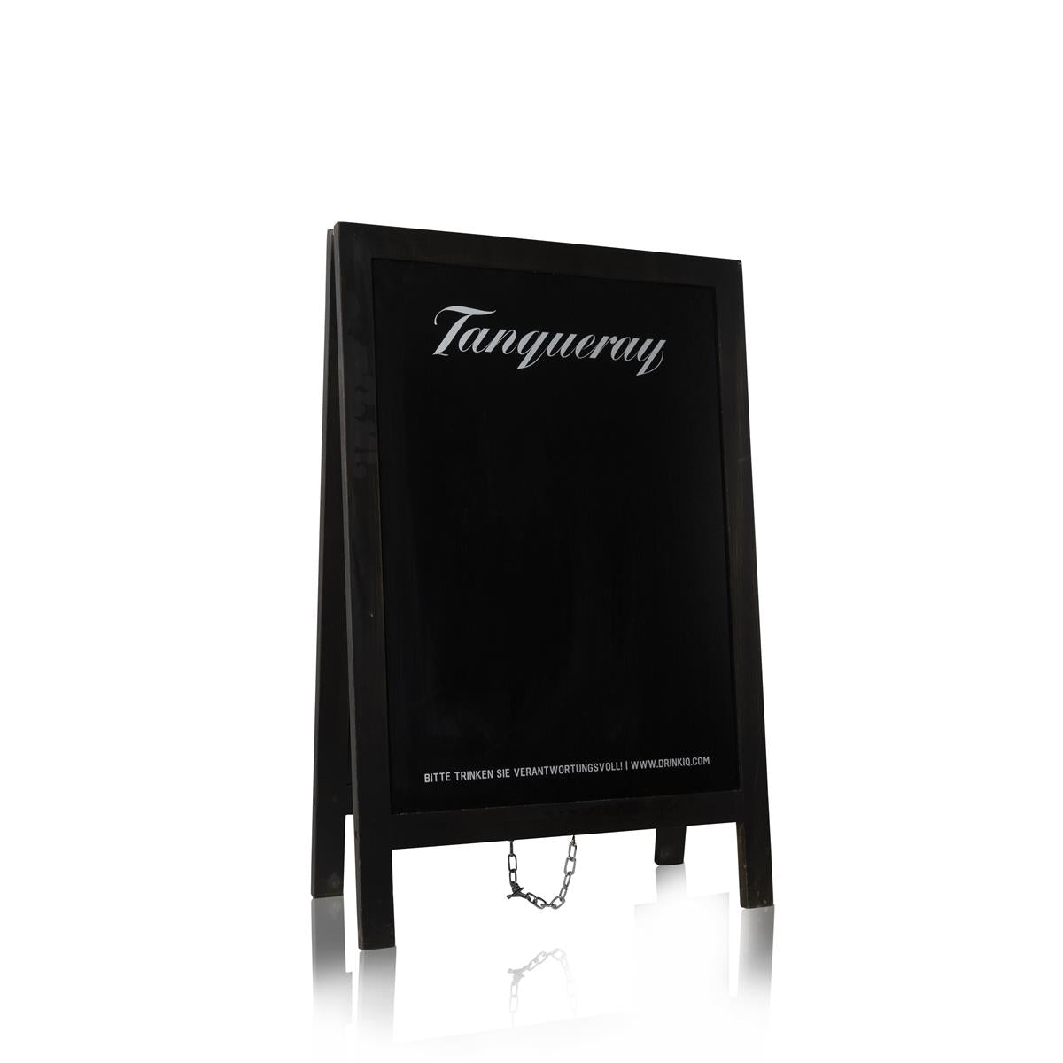 1x Tanqueray Gin tablica kredowa czarna Zawiasy 55 x 85 x 5
