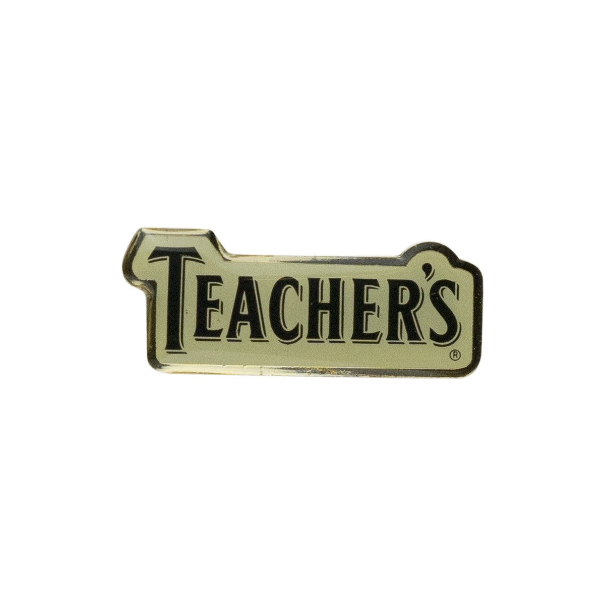 1x Przypinka Teachers Whiskey Logo Złota