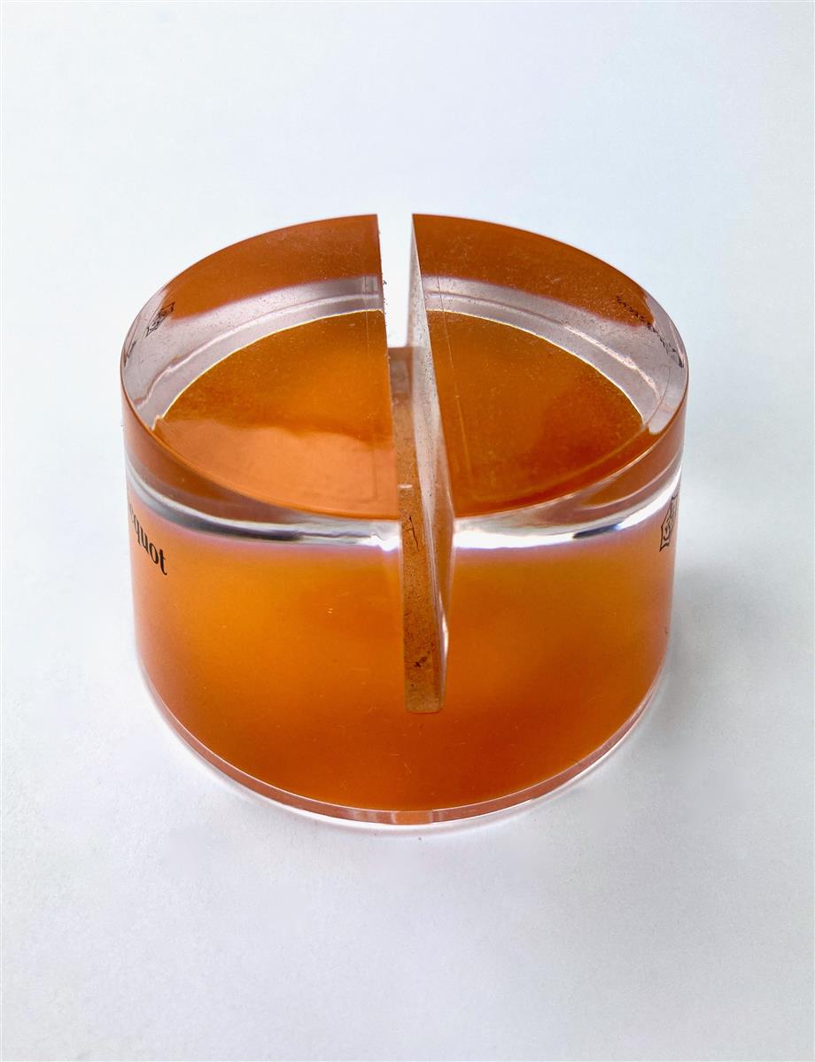 1x Veuve Clicquot Champagne centralny element stołu pomarańczowy – Widok 3