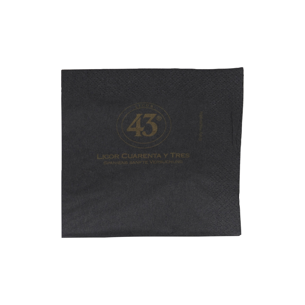 250x Liqueur 43 Liqueur Serwetki Papierowe Czarne Licor 43 Gastro Szklane Podstawki