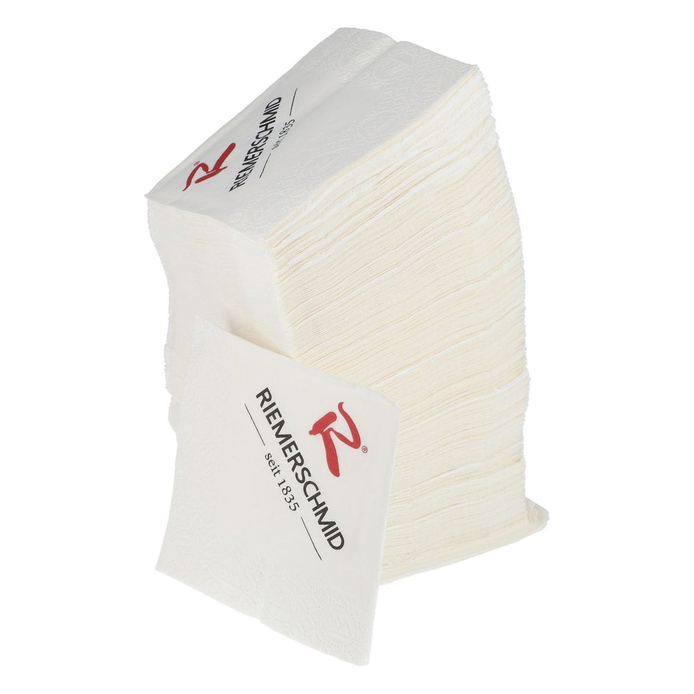 250x serwetki Riemerschmid, zestaw 12x12 cm, podkładki z ochroną przed kapaniem, gastronomiczne