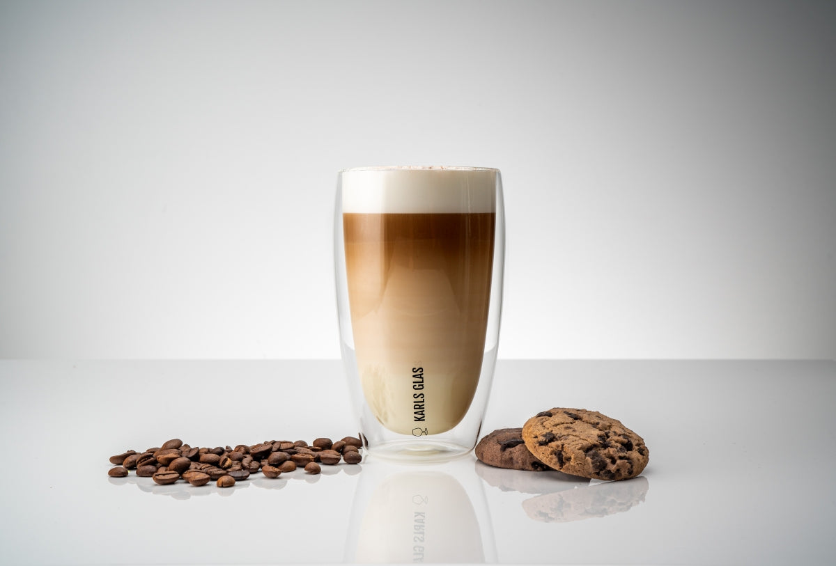 2x dwuścienne szkło termiczne 0,45l Latte Macchiato wysokiej jakości kawa – Widok 4