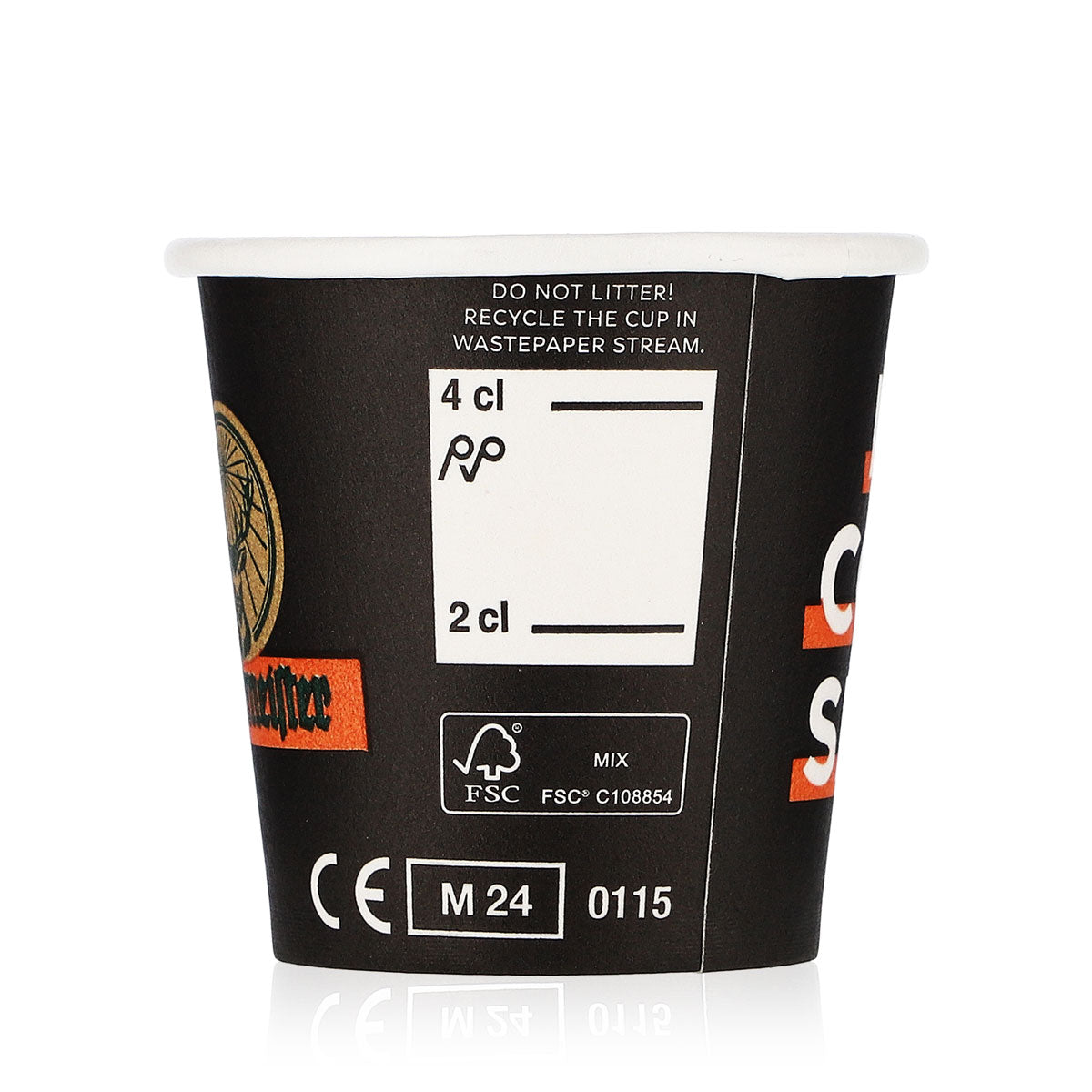 40x kieliszek do likieru Jägermeister Stamper Kurzer 2 cl/4 cl jednorazowy kubek papierowy – Widok 4