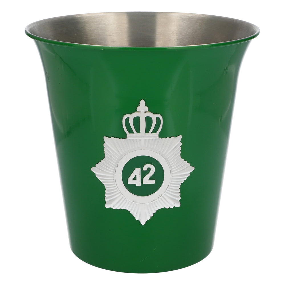 42Below Vodka Chłodziarka do butelek z logo australijskiej policji federalnej, kolor zielony