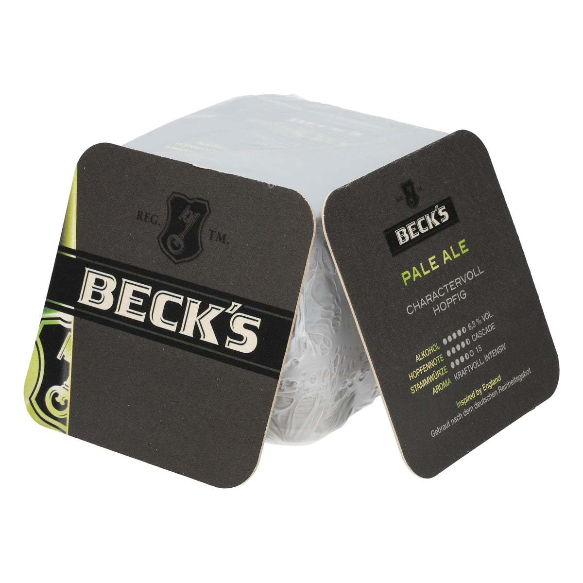 50x Becks podstawki Pale Ale podkładki zabezpieczające przed kapaniem butelki Gastro