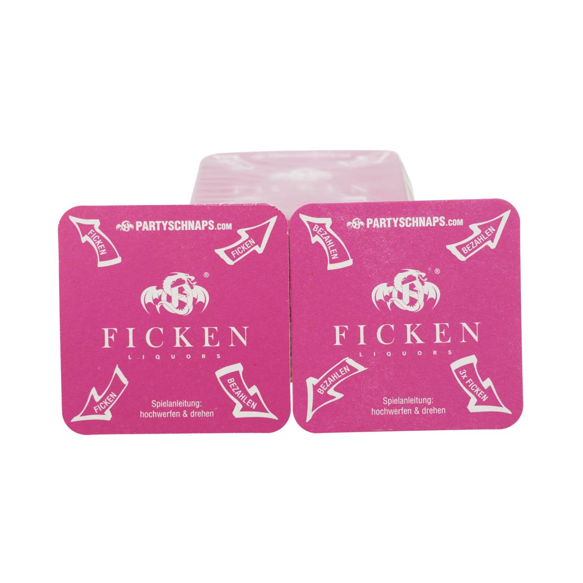 50x Fucking Coaster Coaster Pink Party Schnapps – Widok 2