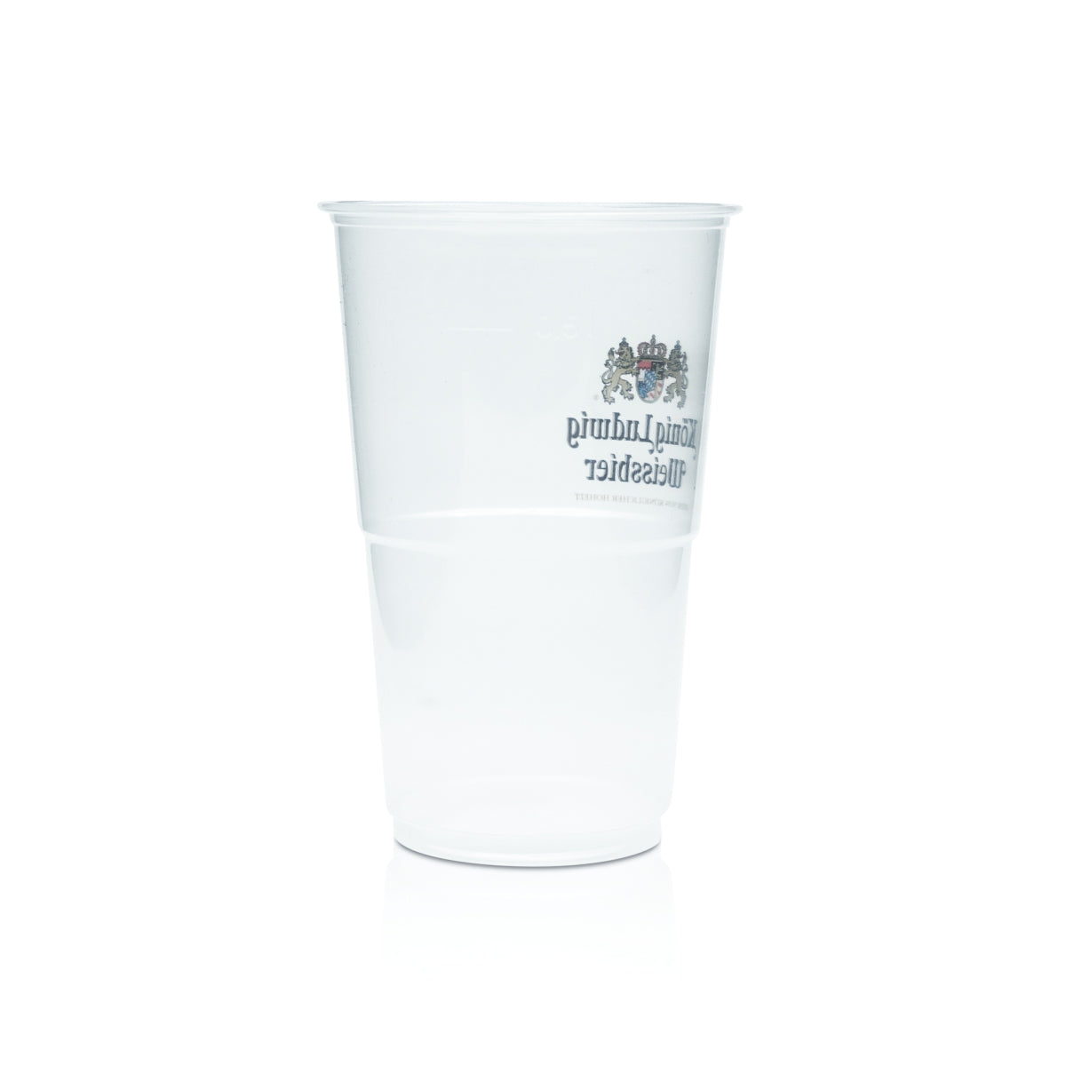 50x Jednorazowe kubki do piwa King Ludwig 0,5l Plastikowe plastikowe kubki festiwalowe – Widok 4