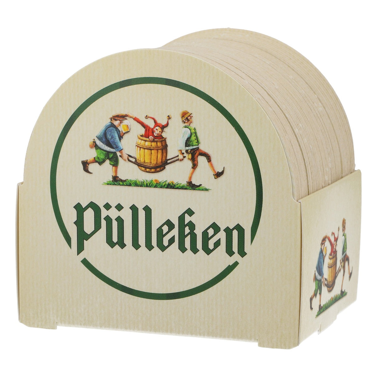 50 szt. podkładek pod piwo „Pülleken” – wzór beczki – gastronomia, imprezy – Widok 2