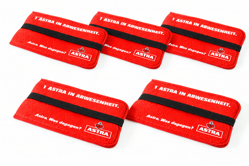 5x Astra Piwo Etui na telefon komórkowy Etui ochronne Etui na telefon komórkowy „Labertasche”