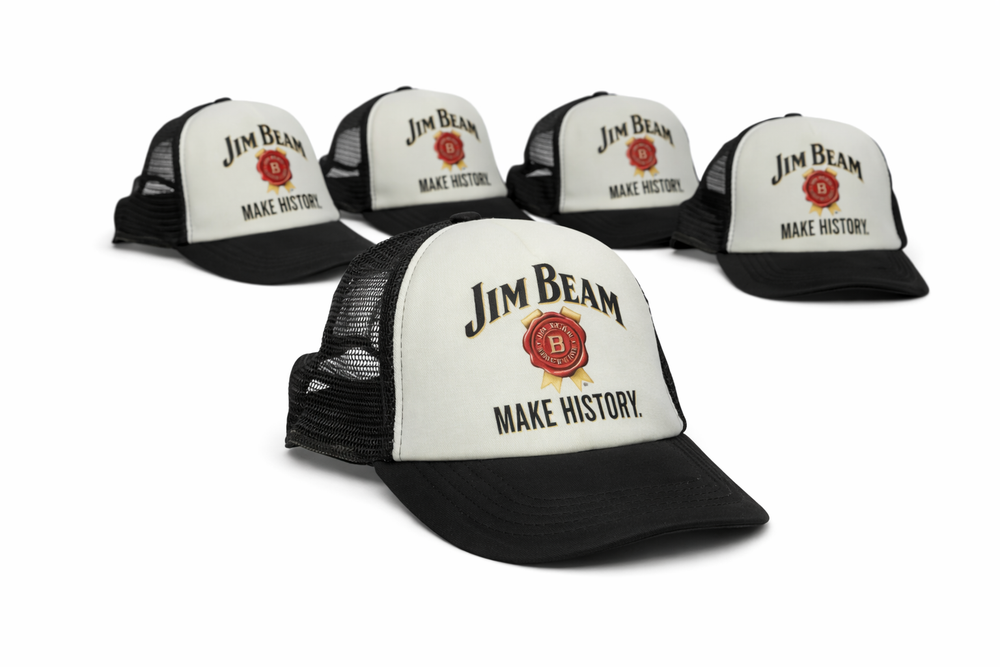 5x czapka Jim Beam Trucker Cap Czapka z daszkiem Czapka Kapelusz Snapback Nakrycie głowy