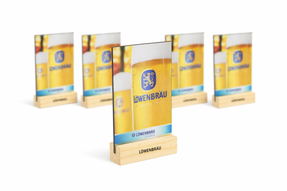 5x stojak stołowy Löwenbräu Mini tablica kredowa Gastro Pub Bistro Jedzenie Napoje