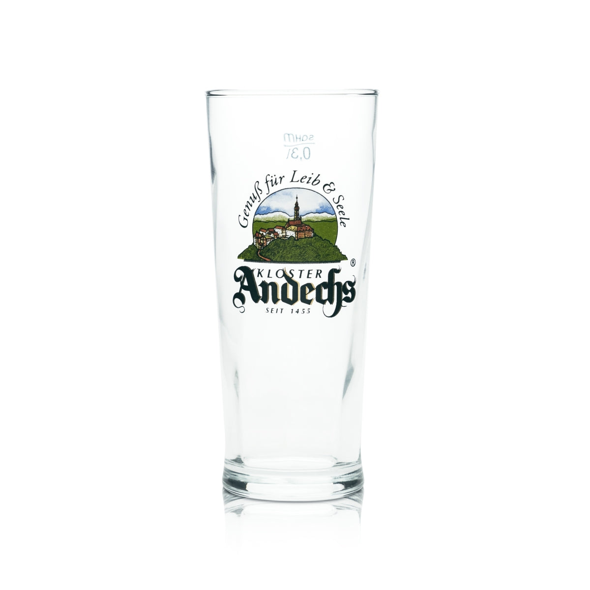6 Andechs szklany kufel do piwa 0,3l Logo Sahm nowy – Widok 2