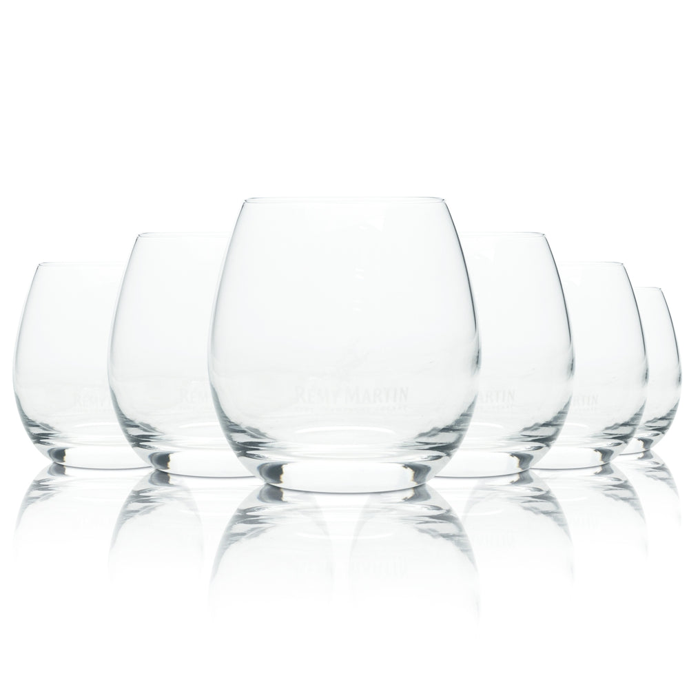 6 Remy Martin Cognac szklany kubek 2 /4 cl nowy
