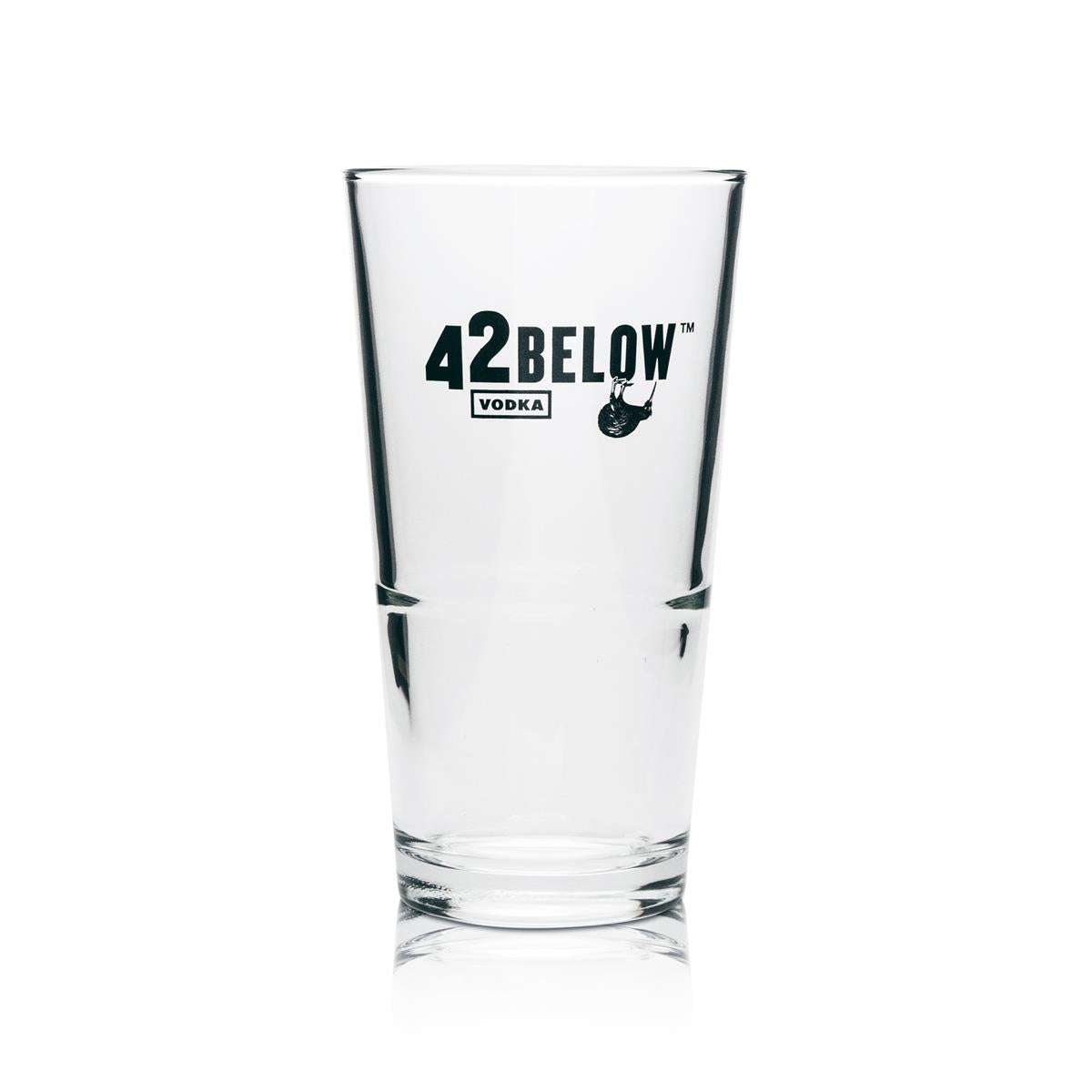 6x 42Below Kieliszek do wódki long drink sztaplowany – Widok 2