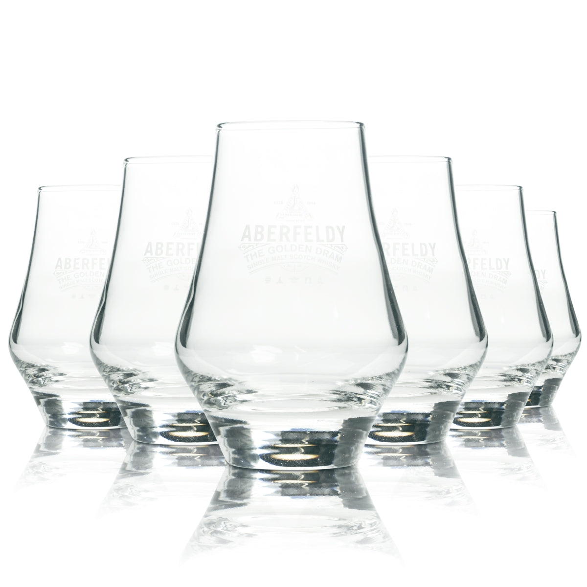 6x Szklanka do whisky Aberfeldy 0,2l Szklanki do degustacji Sommelier Tumbler