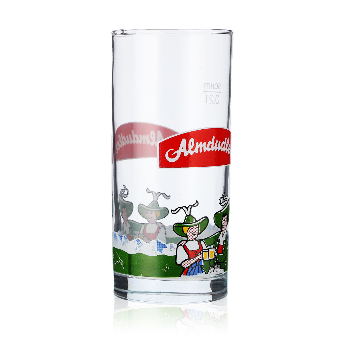 6x Almdudler Napój bezalkoholowy Szklanka Limoglas Szklanki 0,2 l Kubek Sahm – Widok 3
