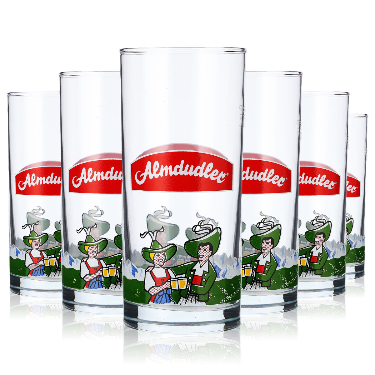 6x Almdudler Napój bezalkoholowy Szklanka Limoglas Szklanki 0,2 l Kubek Sahm – Widok 6