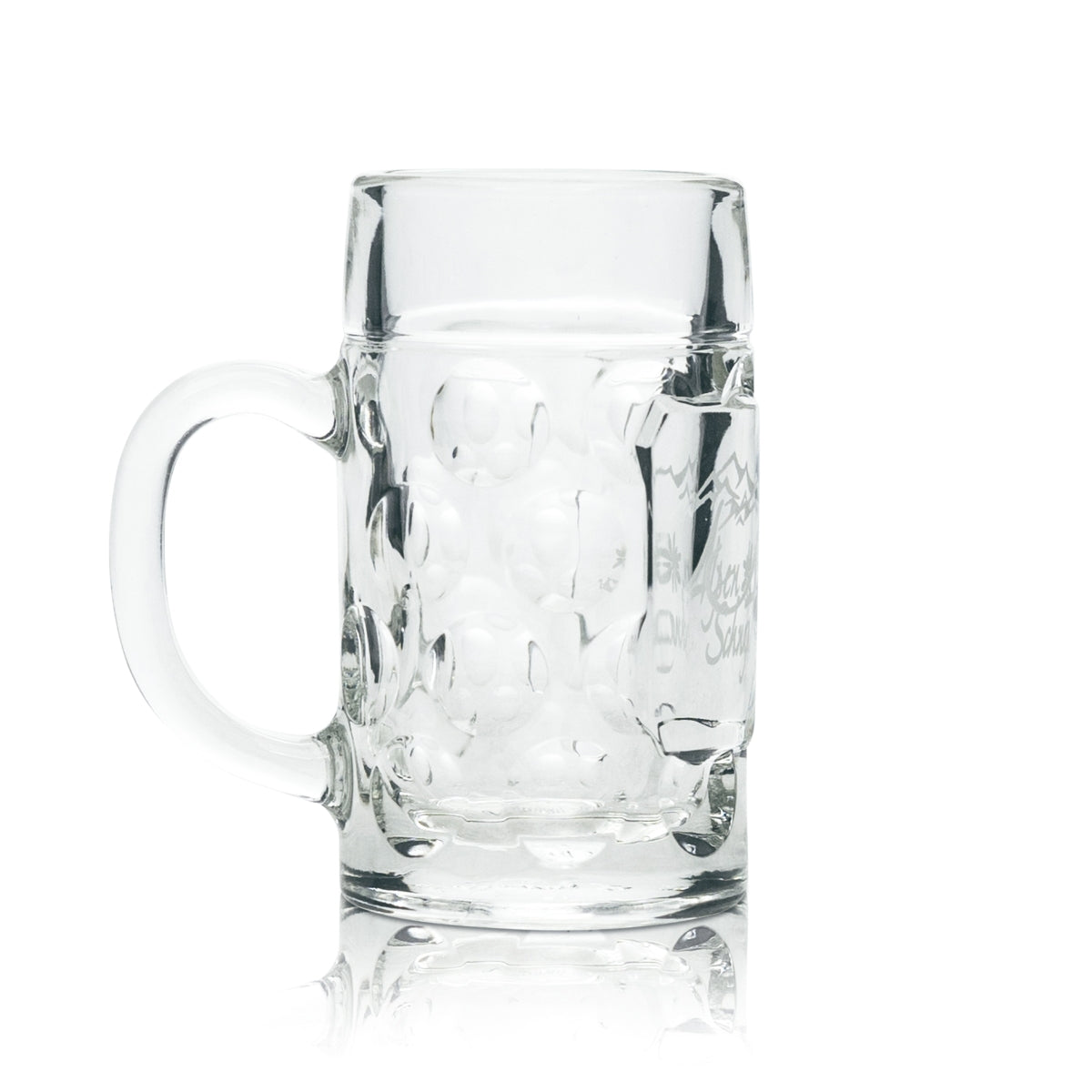 6x Alpenschnaps Steinbeisser szklany mini dzbanek 4cl schnapps short shot glasses tumbler – Widok 3