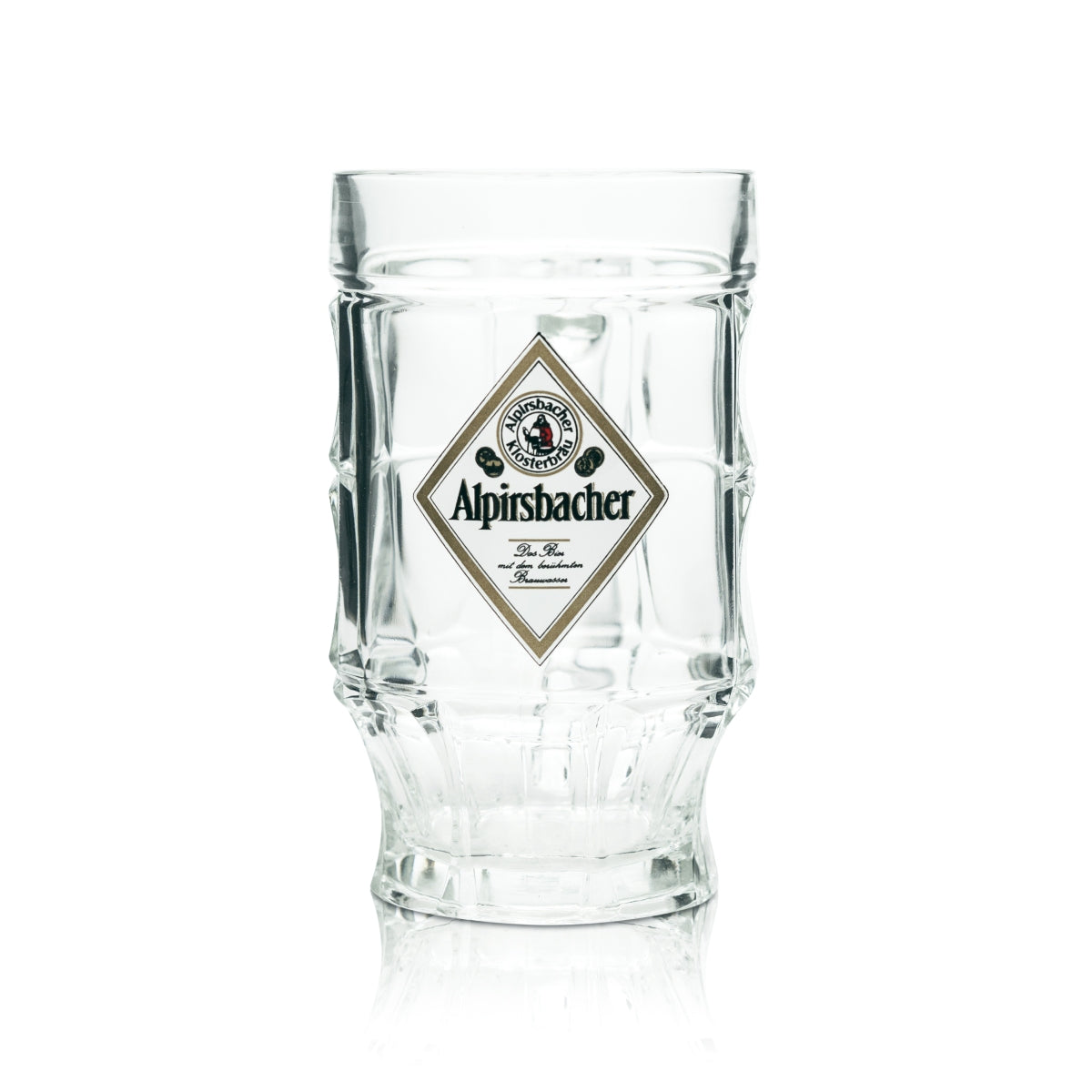 6x Alpirsbacher szklanka do piwa 0,5l kufel Klosterbräu Sahm Seidel szklanki kufle uchwyt – Widok 2