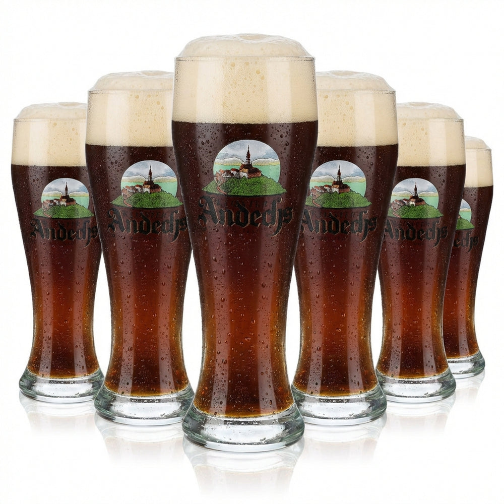 6x szklanka do piwa Andechs 0,3 l Szklanki do piwa Szklanki Szklanki klasztorne Szklanka do piwa pszenicznego