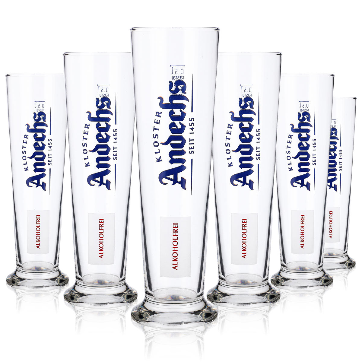 6x szklanki do piwa Andechs 0,5 l szklanka do piwa pszenicznego bezalkoholowego Rastal – Widok 6