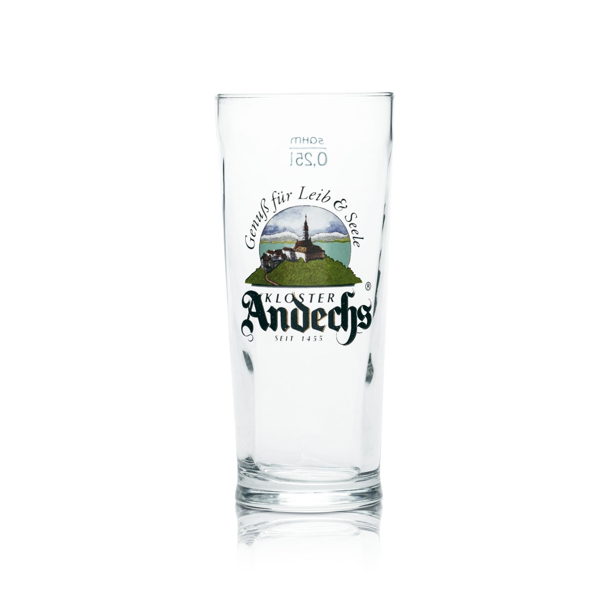 6x szkło Andechs 0.25l kufel do piwa szklanki barowe Klosterbrauerei Bockbier Gastro – Widok 2