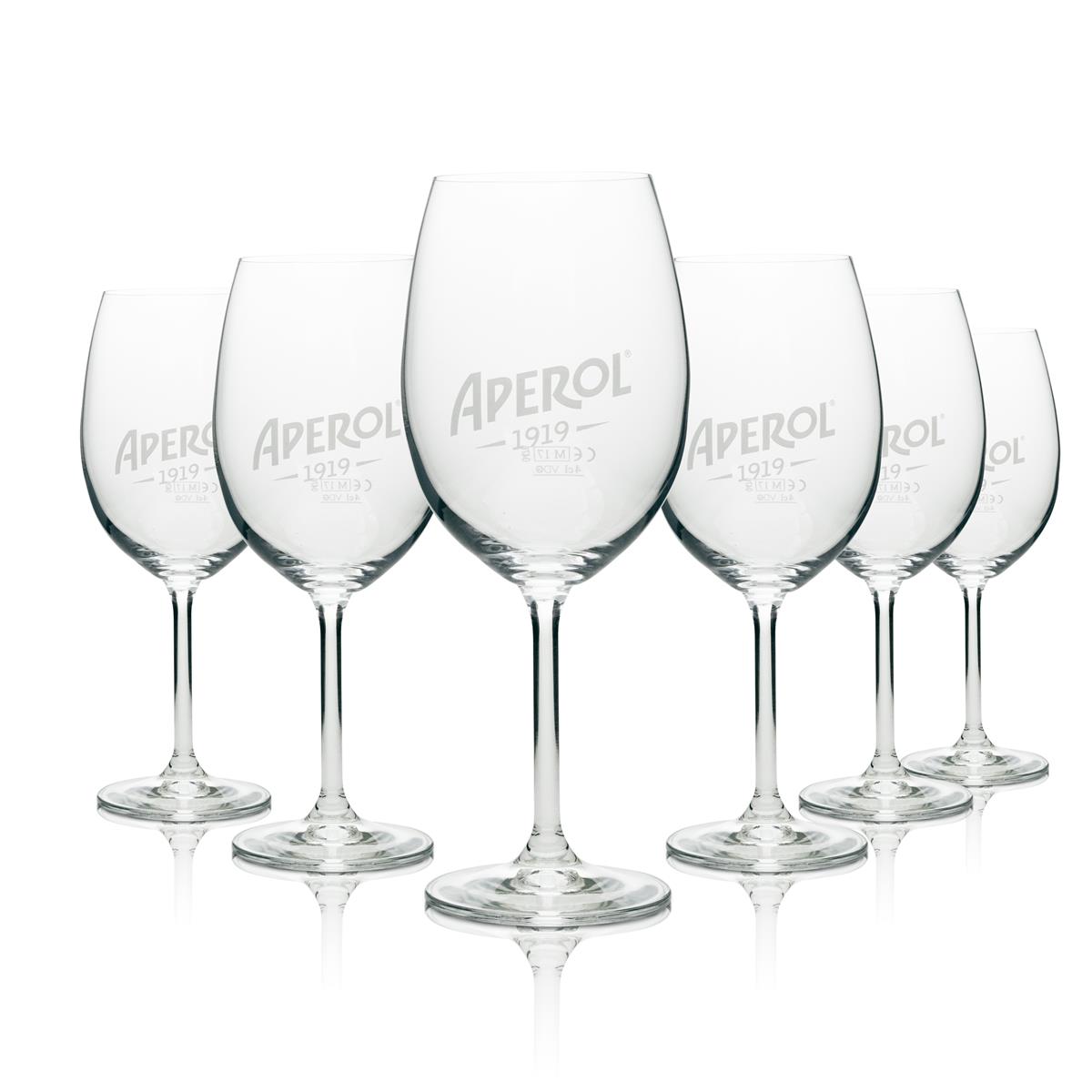 6x kieliszek do aperitifu Aperol Kieliszek do wina Aperol 1909