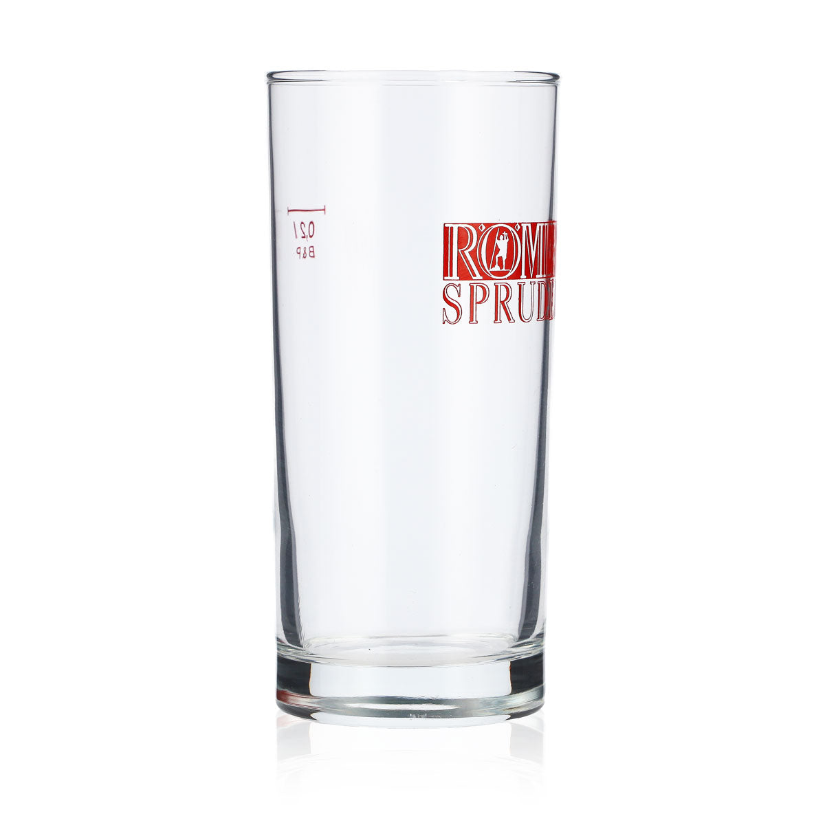 6x szklanka do wody Aqua Römer 0,2 l Kubki Szklanki do wody Czerwone logo „Römer Sprudel” – Widok 3