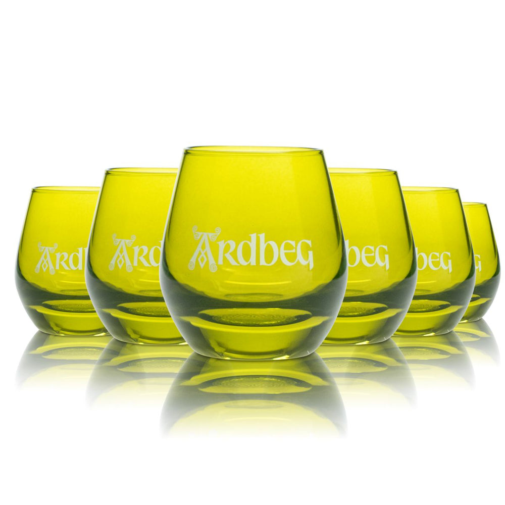 6x Ardbeg Szklanka 6 cl Mini Tumbler Szklanka do whisky Szklanka do sznapsa Zestaw szklanek Stamper