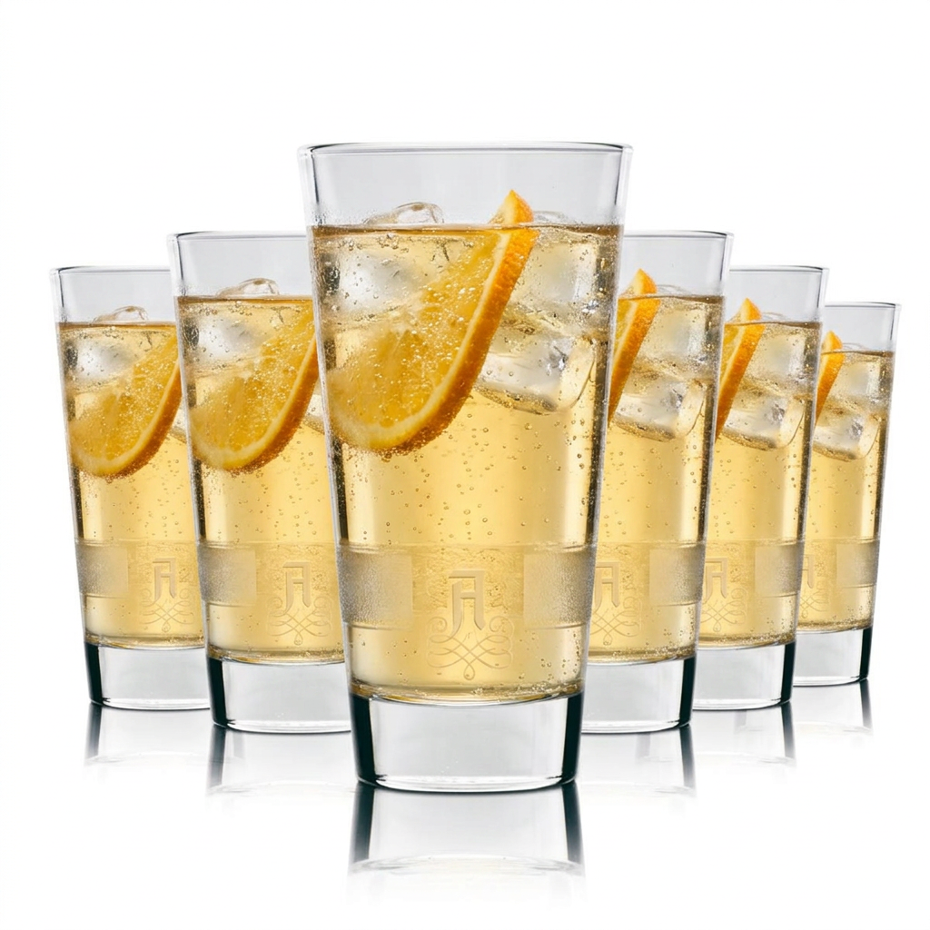 6x szkło Asbach 0,2l szklanki Longdrink Cocktail Cognac Cognac Uralt Gastro