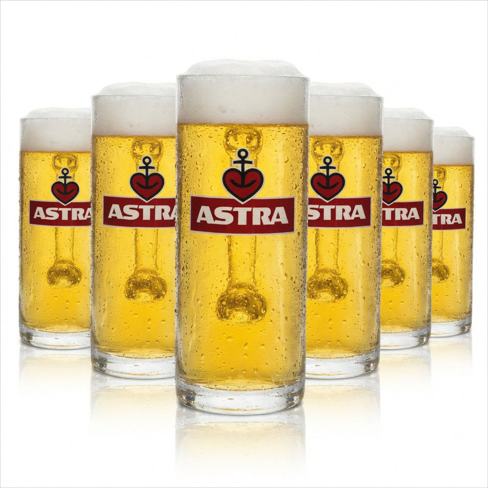 6x kufel do piwa Astra 0,5 l zestaw kufli Kiez Hamburg browar pub bar