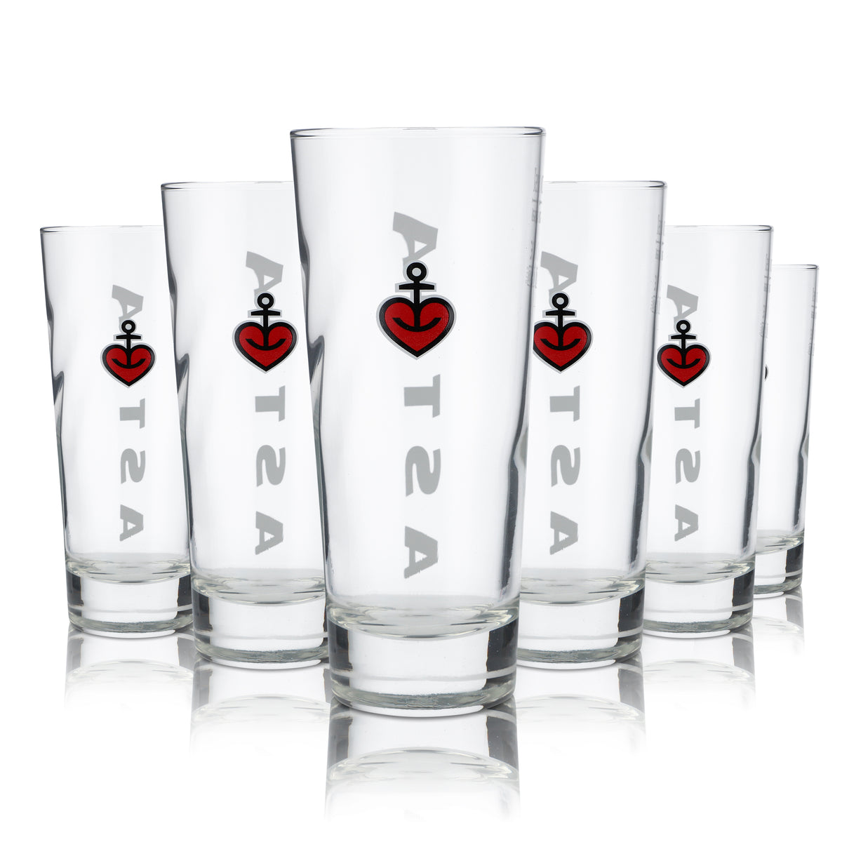 6x Astra Glass 0,25l Willi Mug Zestaw szklanek do piwa Browar Hamburg Kiez Gastro – Widok 5