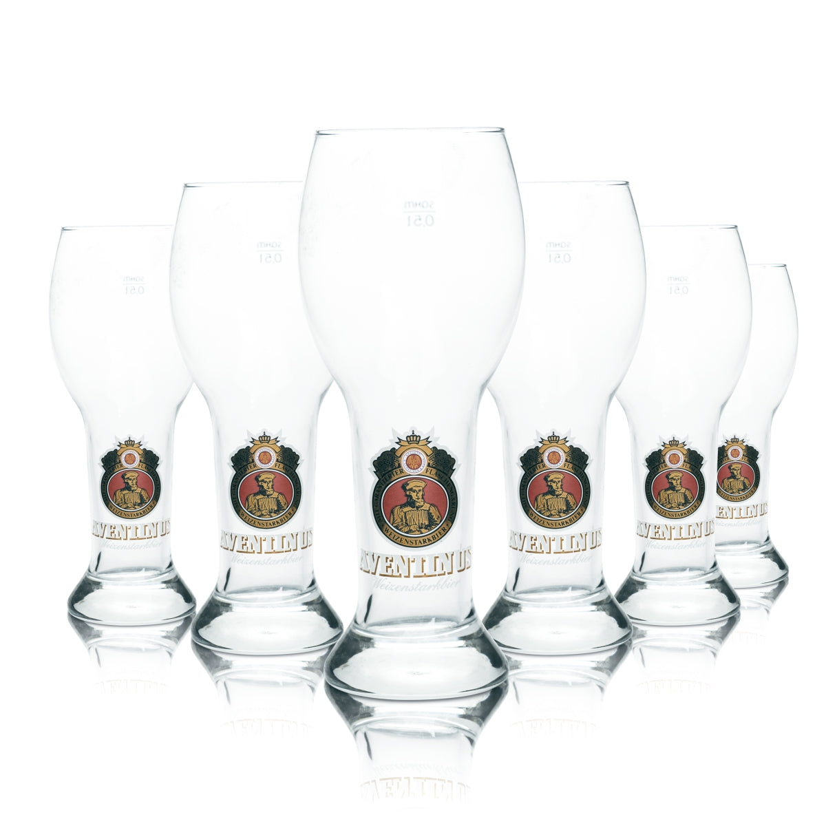 6x szklanka Aventinus 0.5l Weizen mocne piwo pszeniczne piwo bock szklanki do piwa Schneider Weiss
