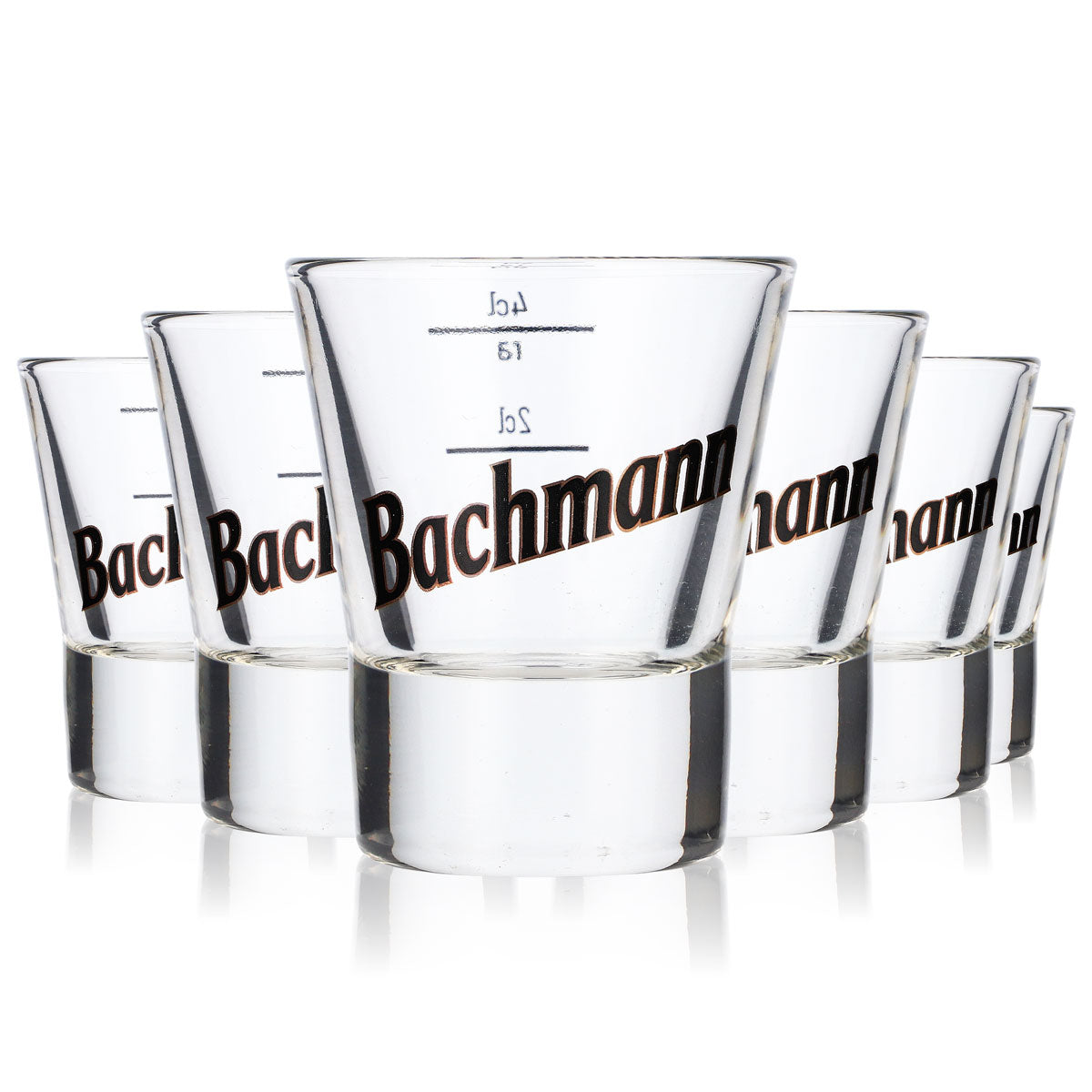 6x Bachmann Likör Stamper Krótka szklanka do sznapsa Szklanka 4 cl Szklanka do shotów – Widok 5