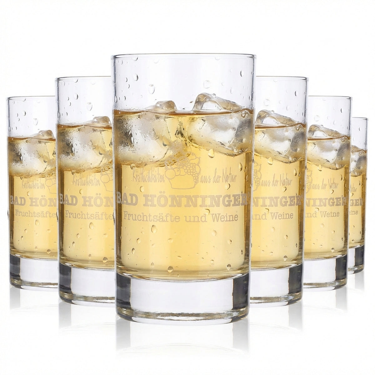 6x Bad Hönninger Saft Szklanki do soków owocowych 0,16 l Kubki Arcoroc Island
