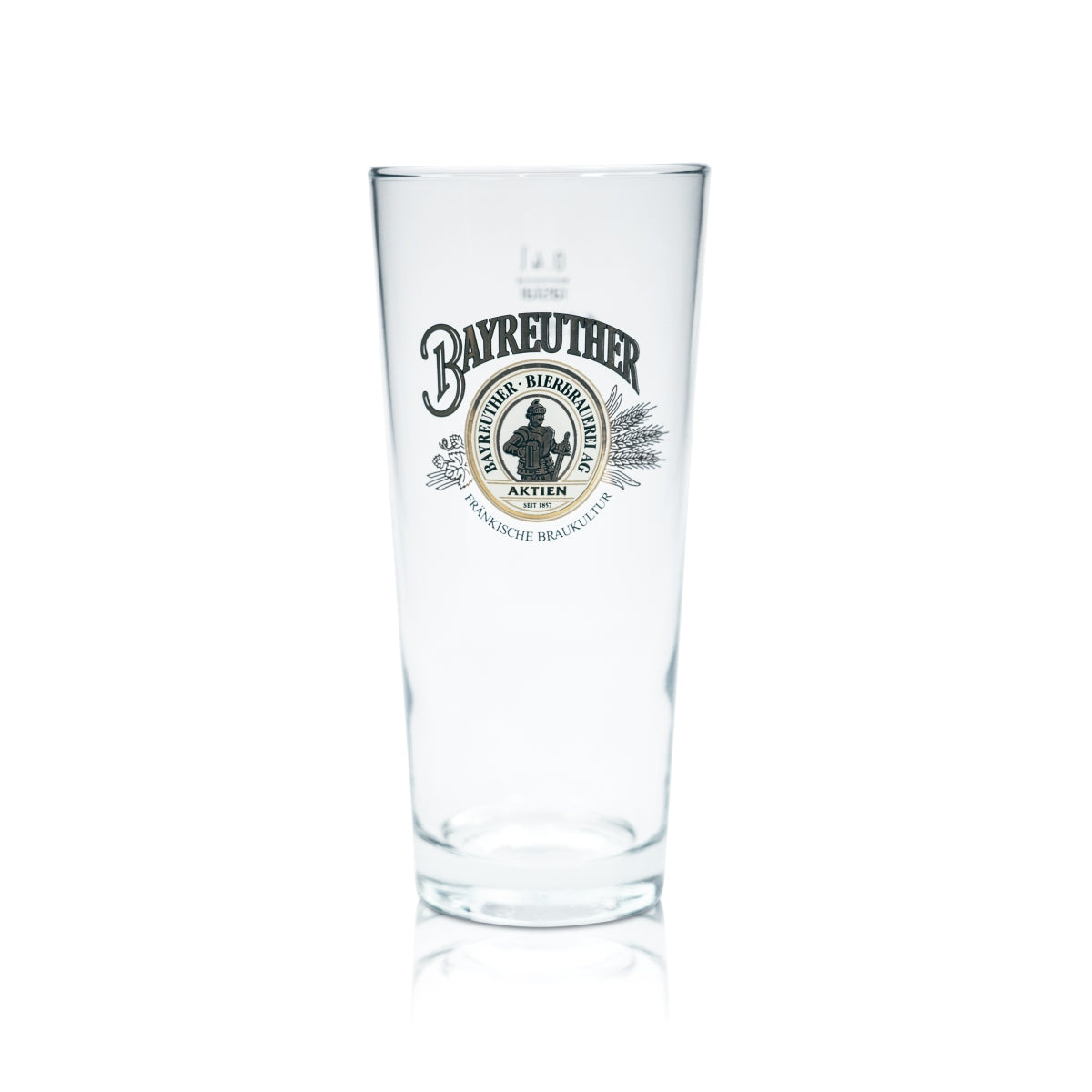 6x Bayreuther Bierbrauerei szklanka 0,4l Willi kufel szklanki Gastro Geeicht Franken – Widok 2