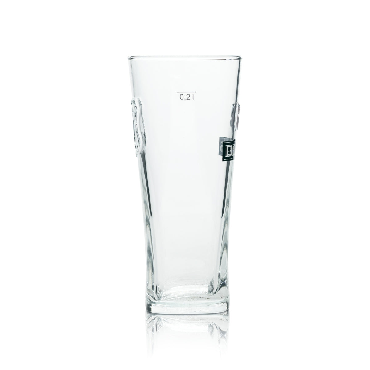 6x szklanka do piwa Becks 0,2 l Szklanki do piwa Henry Szklanki Kubki Relief Logo – Widok 3