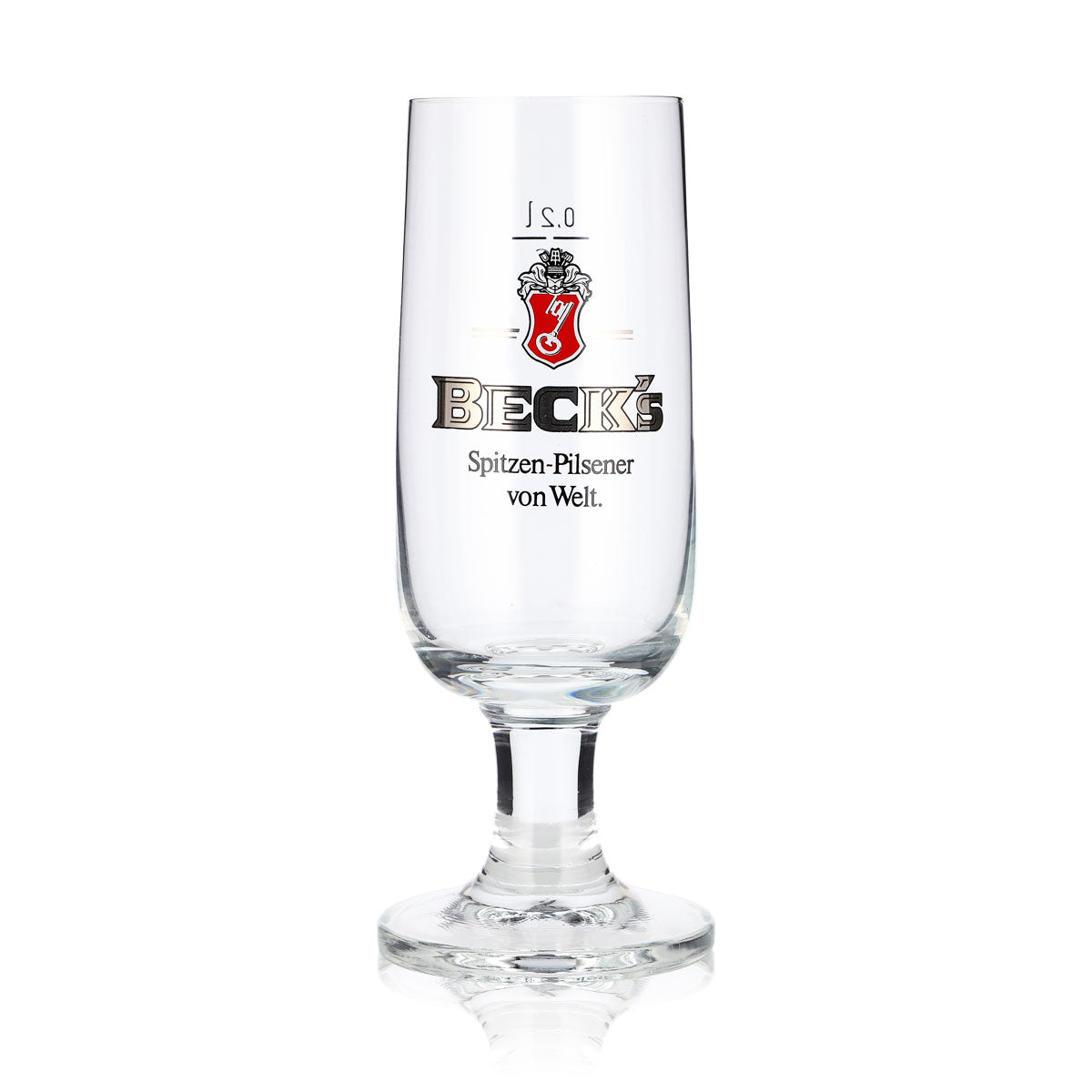6 szklanek do piwa Becks o pojemności 0,2 l, pucharowe, typu pilsner, Ritzenhoff – Widok 2