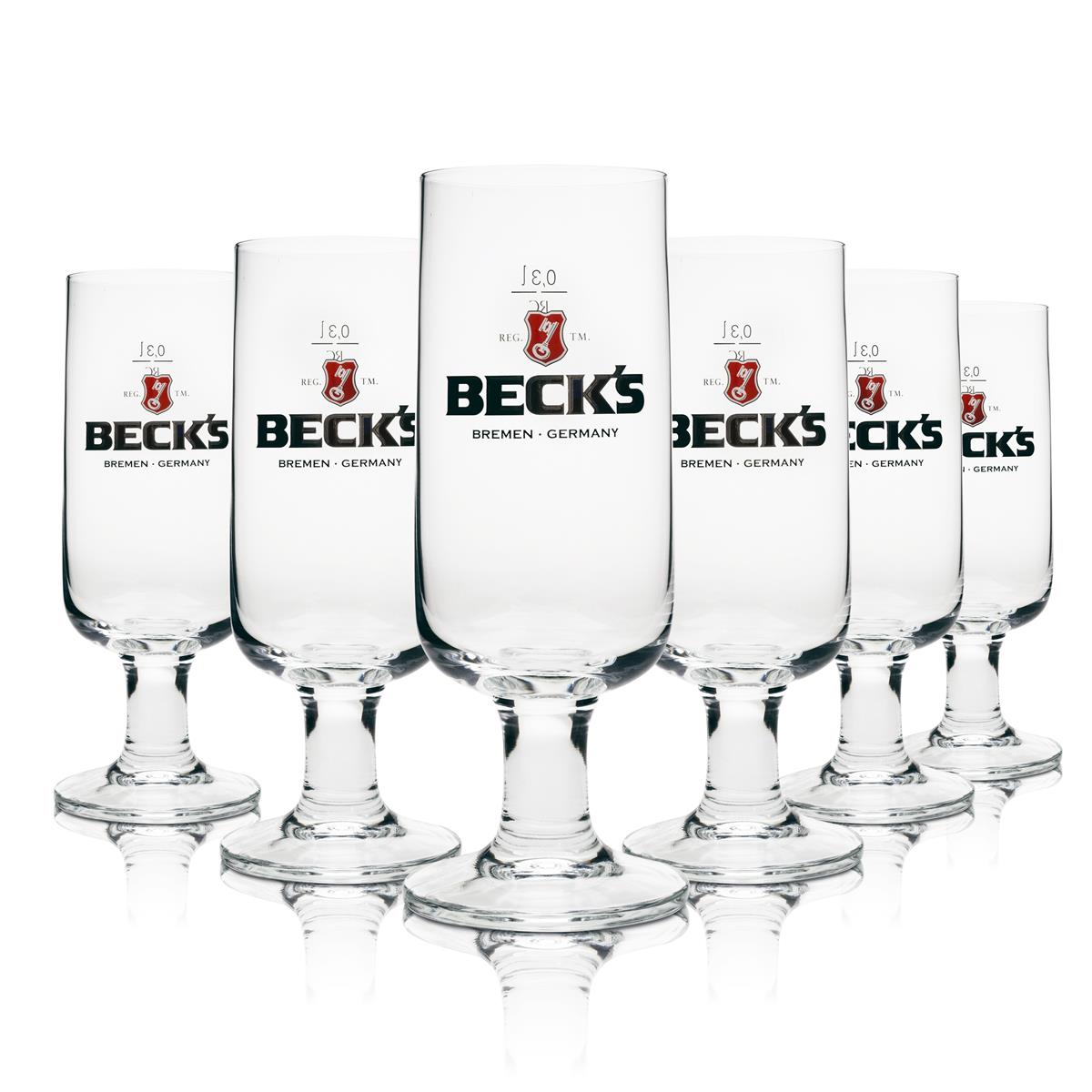 6x szklanka do piwa Becks 0,3l goblet Ritzenhoff – Widok 2